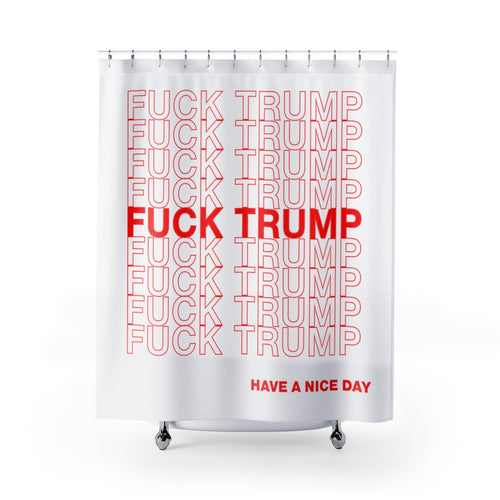 F*** Trump Shower Curtains