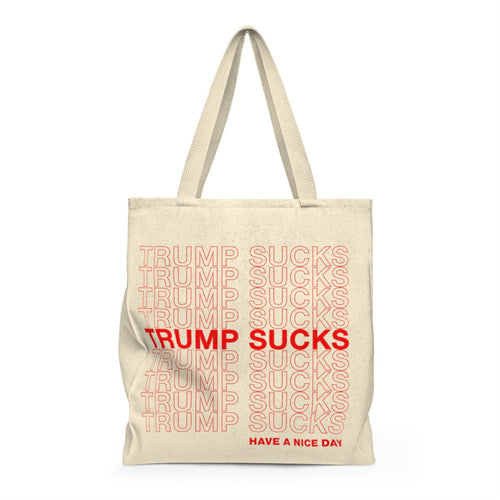 Roomy Trump Sucks Shoulder Tote Bag