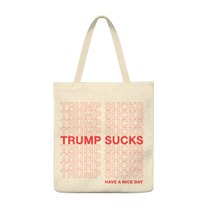 Roomy Trump Sucks Shoulder Tote Bag